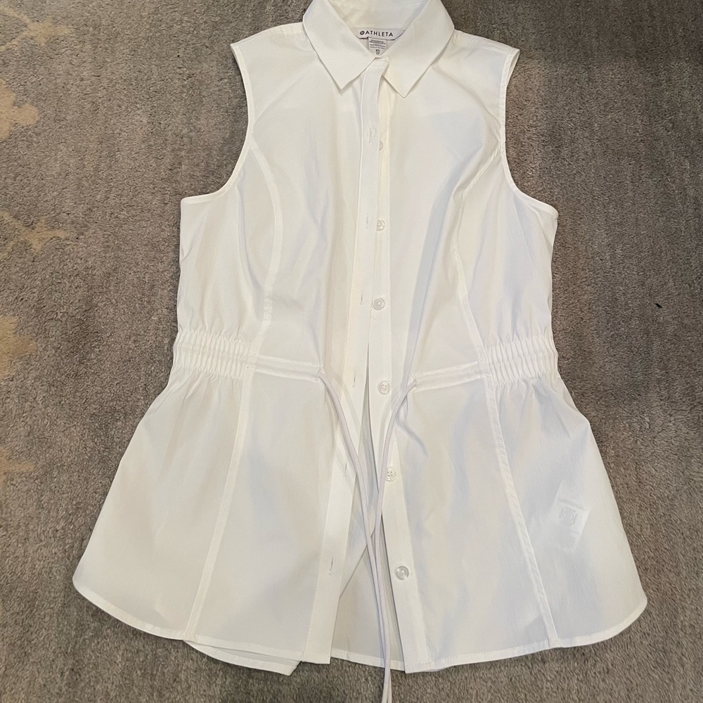 Athleta Levitate Poplin Tank